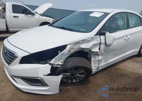 2016 Hyundai Sonata из США, поврежденный, VIN 5NPE24AF2GH407714